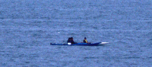 Jon and Dad out in Monterey Bay