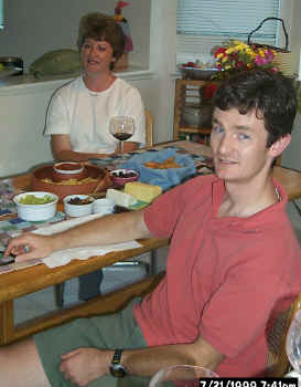 Stephen and his sister, Christine