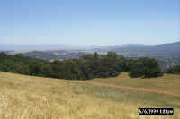 A bay view from our picnic site