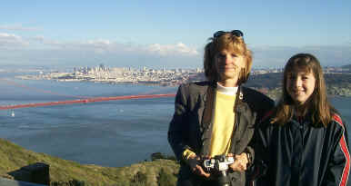 Care and Megan at the Marin Headlands