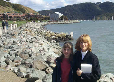 On the rocks in Tiburon