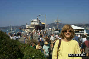 tourist at the art festival