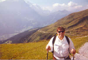 View from the Eiger trail