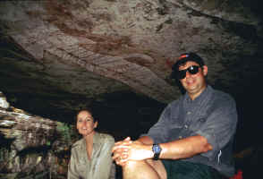 Leisa and Jon at the Rainbow Serpent