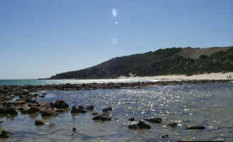 Secluded Beach Mid Island