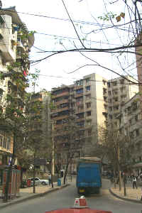 Hills of Chongquing - note no bicycles