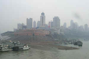 Looking toward Chongquing in the Confluence