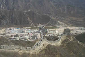 View of Valley from Great Wall