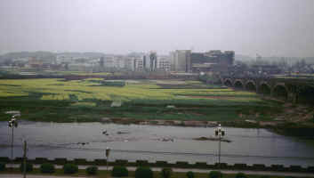 View from our hotel in Tunxi