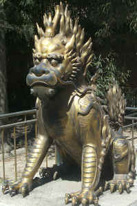 Statute at Lama Temple