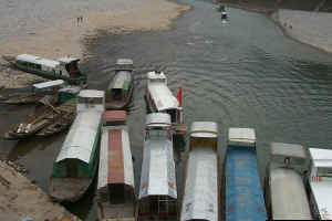 Boats used for tourists are important to this region