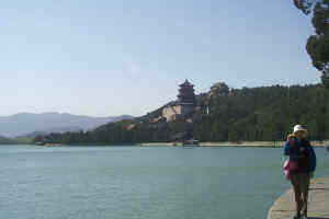 View of Lake approaching the Summer Palace
