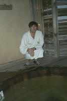 Jon ready for the spa