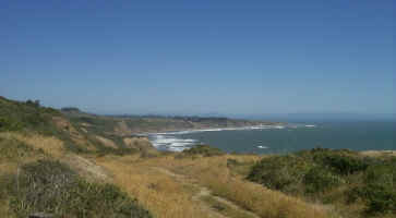 View toward the Pt. Reyes Bird Observatory