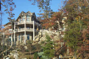 A house on Lake Lure