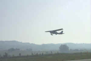 First solo takeoff