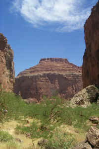 Butte in Saddle Canyon