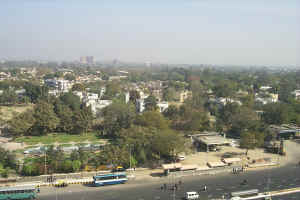 View from the Delhi Hyatt