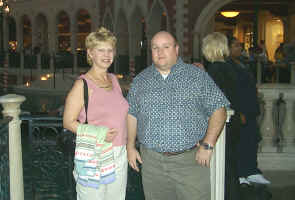 Amy and Jack at the Venitian in Las Vegas