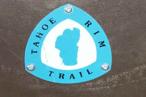 Tahoe Rim Trail Marker