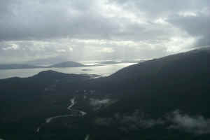 View of Lynn Canal from Helicopter
