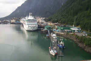 At the dock in Juneau