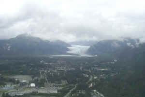 Mendenhall Glacier from the Airport