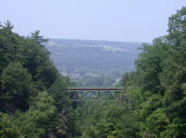 Looking toward Cayuga Lake