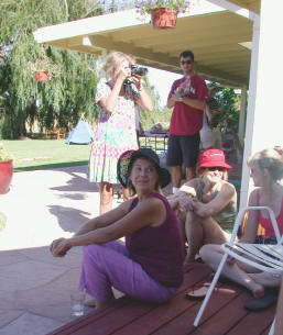 Mother and Daughter enjoying the party