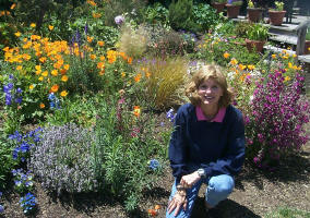 Care in Moose cafe garden