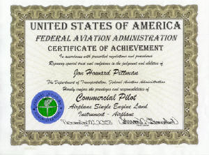 Commercial Certificate