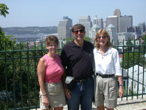 Care, Sara, and the skyline