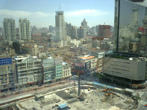View of Shanghai from Hotel