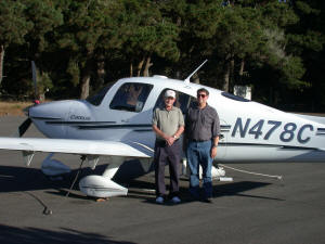 Jon and Dad at Sea Ranch Airstrip