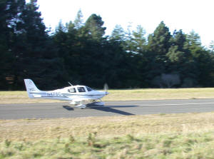 Takeoff Roll from Sea Ranch