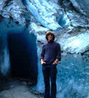 Jon at a glacier