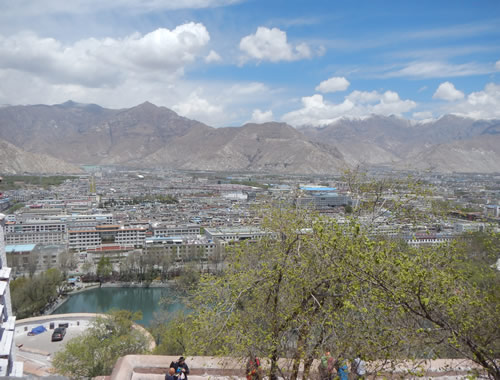 View from Potala Palace