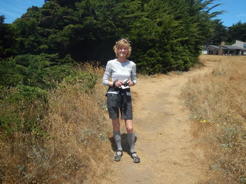 Hiker with Sox