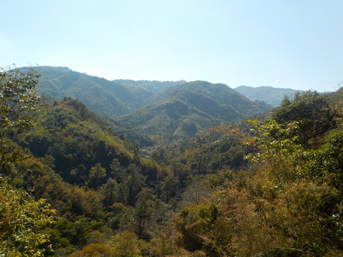 Khmu village from a distance