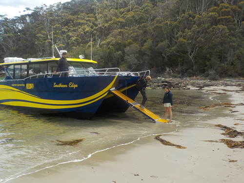 Disembarking, Denman's Cove