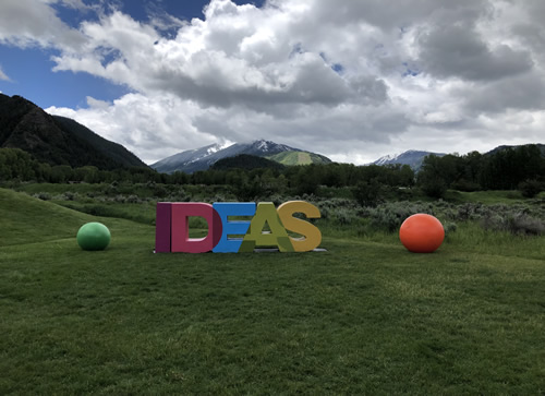 IDEAS Logo and Mountains