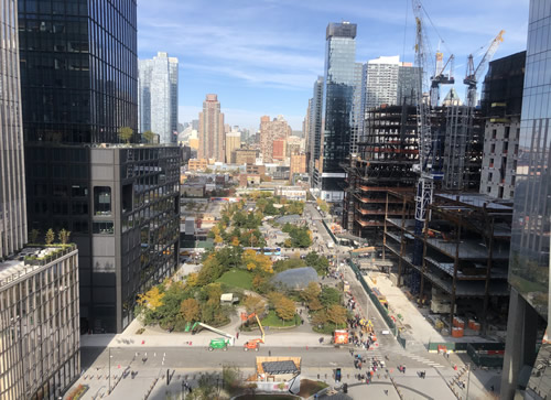 North from Hudson Yards