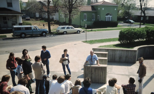 David Niland and Class in Columbus, Ind.