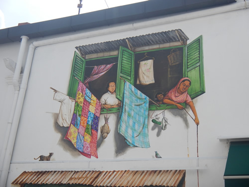 Chinatown mural