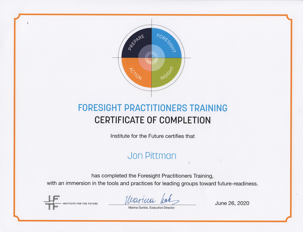 Foresight Certificate