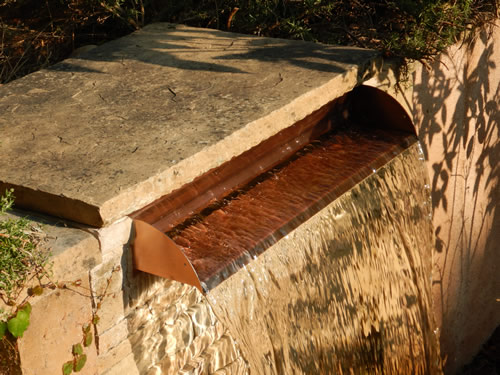 Copper weir