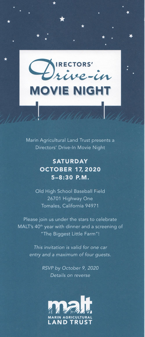 MALT DriveIn Invitation