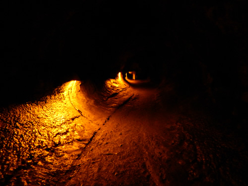 Inside Lava Tube