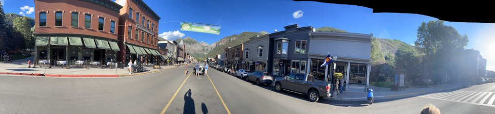 Telluride street pano