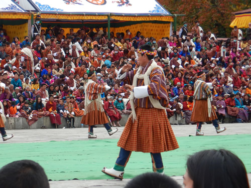 Tsechu Festival Dancer
